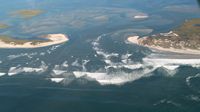 The breach at Old Inlet looking across Fire Island taken on Sept 24, 2017